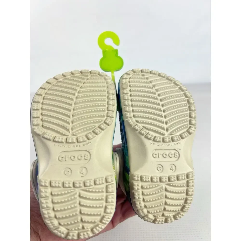 Kids Crocs Clog Ocean Fish Nemo Octopus Beach Shells Shoe Size C4 Toddler NEW 🐚